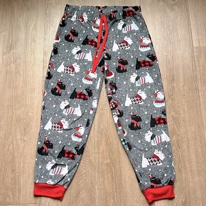 Secret Treasures Women’s Schnauzer Winter Pajamas Size Small